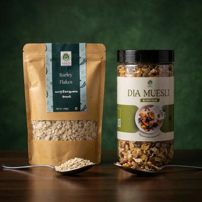 DIA CARE COMBO: DIA MUESLI (300g) & BARLEY FLAKES (250g)